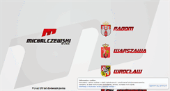 Desktop Screenshot of michalczewski.pl
