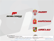 Tablet Screenshot of michalczewski.pl
